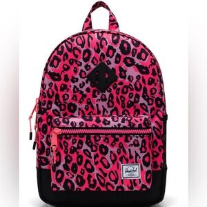 Herschel Kids Youth, Cheetah Camo Neon Pink Black Backpack One Size